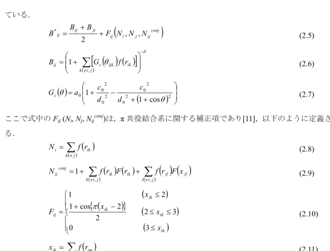 TABLE 2-1   C-C potential parameters. 