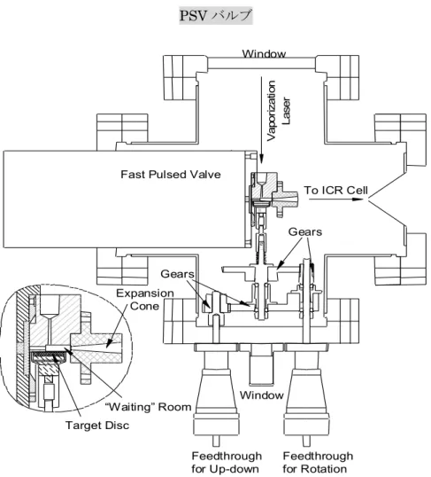 Fig 2.2 Cluster source of FT-ICR 