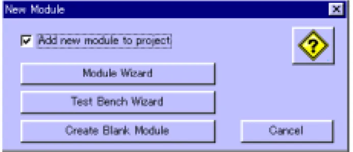図 2.4: Cleate Blank Mo dule を選択 4