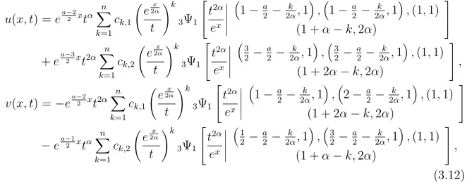 Table 3.1 Commutator table for case c(x) ≡ c.