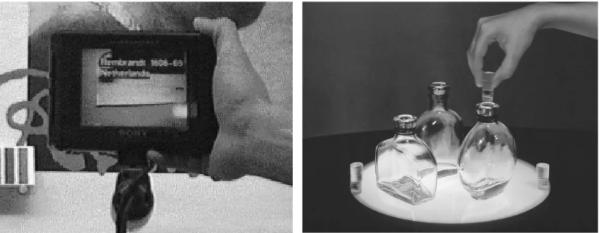 図 1-3    NaviCam 図 1-4    musicBottles
