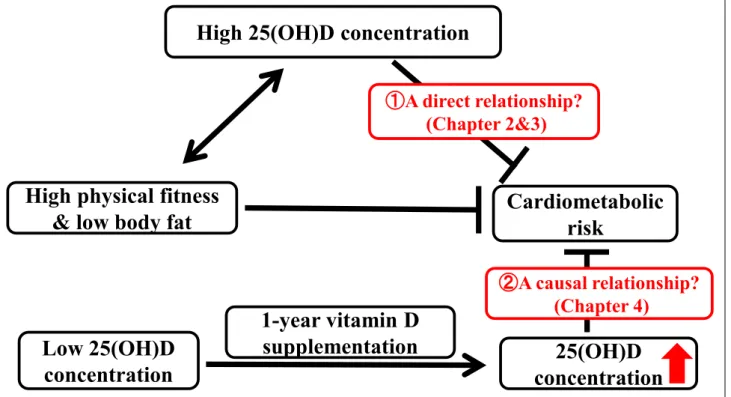Figure 1-1. Summary of the research plan in doctoral course 