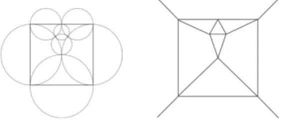 Figure 4: The ideal right-angled polyhedron in H 3 which has exactly eleven faces