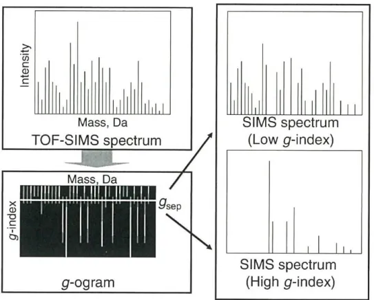 Fig. 2.8. The concept of g-ogram separating concepts having low g-index and high g-index [45]