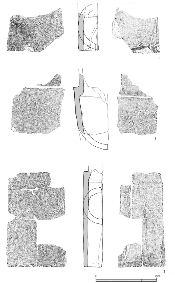 Fig. 88 　丸瓦Ⅰ類B1 ～D1 　1 ： 4