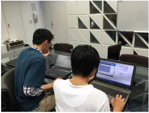 図 4 実験の様子