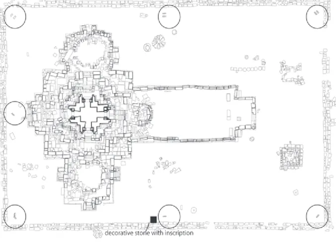 図 1　西トップ遺跡セマ配置図