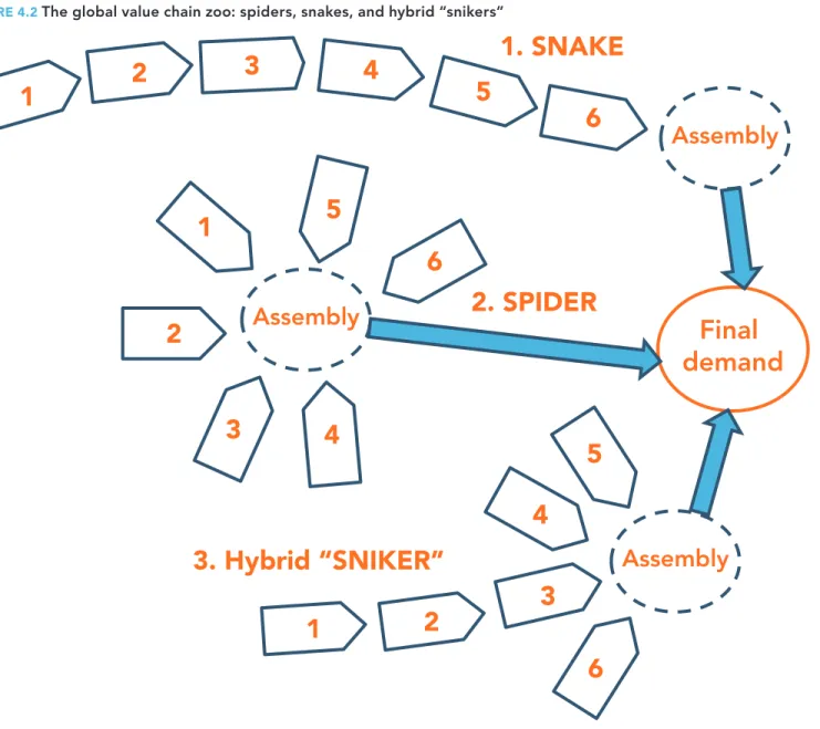Figure 4.2 shows the topological differences between “spiders” 
