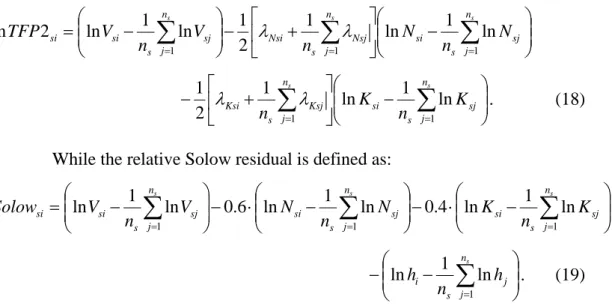 Table 3 presents the salient features of the rates of return defined by equation  (16) for the whole sample as well as different subsets of it