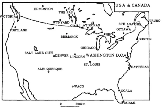 Fig.  9  A  map  of  North  America  (USA  and  Canada). 