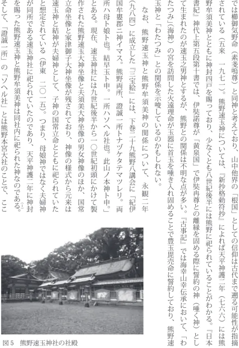 図 5  熊野速玉神社の社殿