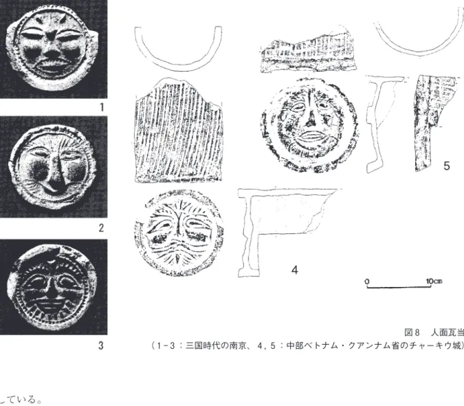 図 8 　人面瓦当