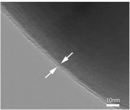 Fig. 1.1 TEM bright field image of the type 436L stainless steel after passivation by immersing into  HNO 3 1).