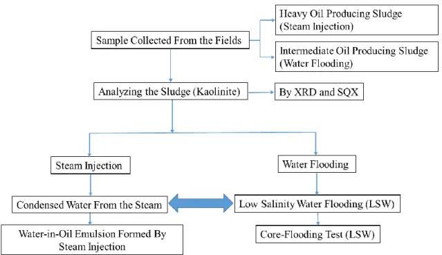 Figure 1.11 overview of the schematic flow of the present research. 