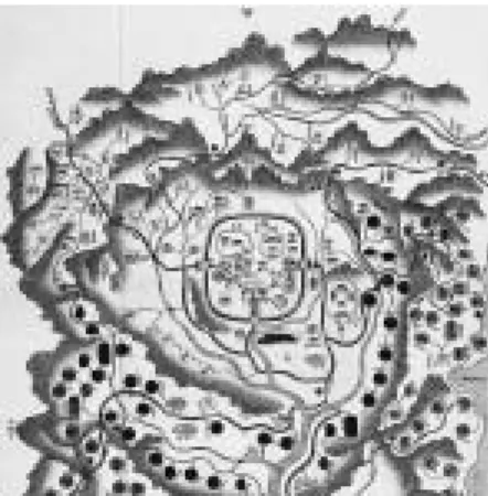 図 6 　地図の左下に「二水合襟」の語が見える（1872年 地方地図慶尚道永川郡）