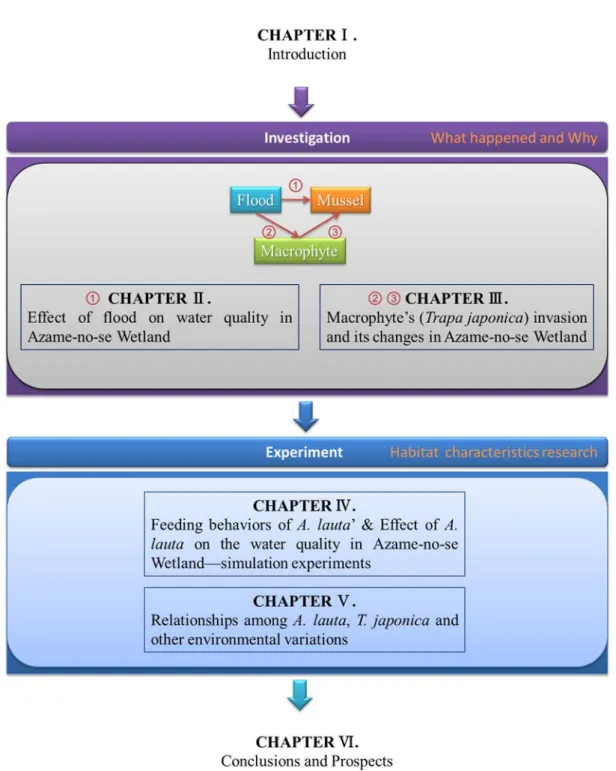 Figure 1-8 The composition and process of this paper.