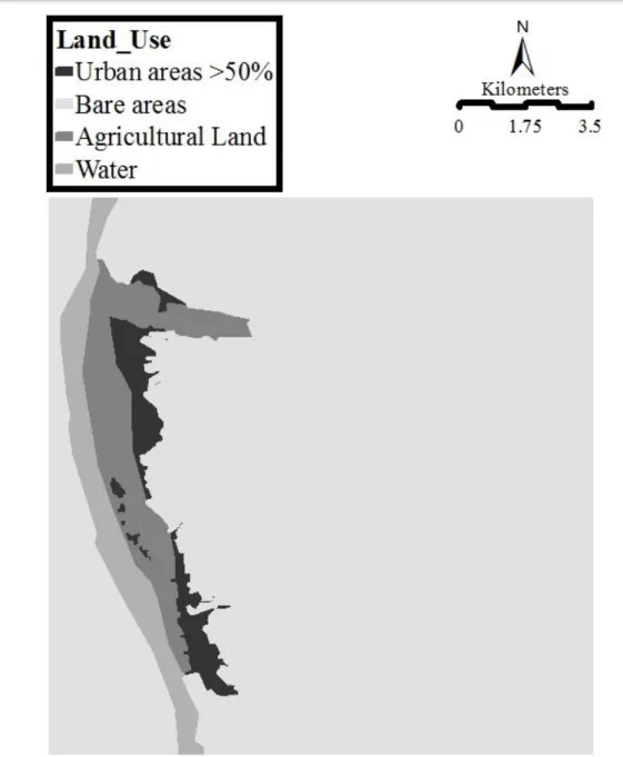 Figure 2-5 Map showing land use. 