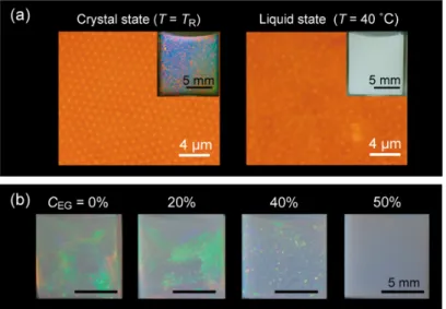 Fig. 2. (a) Crystallization phase diagram for PSN colloid defined by temperature T and surfactant concentration C surf 