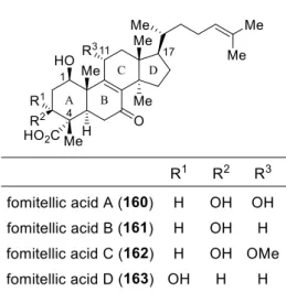 Table 4. Structure of fomitellic acids. 