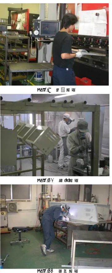 図 3.9  板金工程                                                         