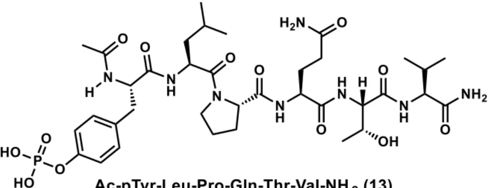 Figure 10. Ac-pTyr-Leu-Pro-Gln-Thr-Val-NH 2 の構造