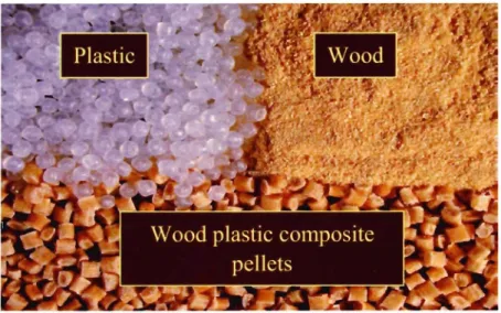 Figure 1.6. Pellets after processing of wood plastic composites 