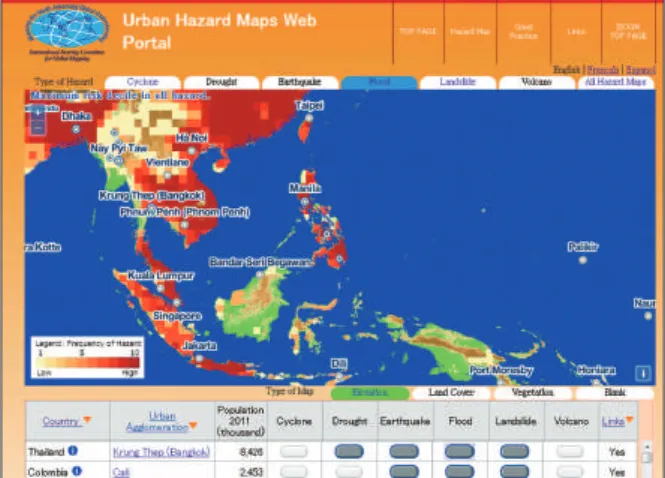 Fig. 2  Hazard Maps Web Portal
