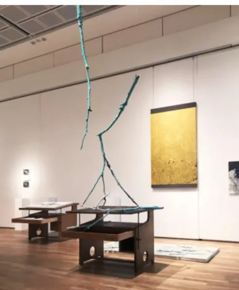 図 53  王木易「The Facets of Boundaries」インスタレーション  2019