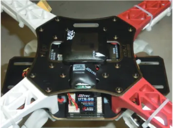Fig. 32  APM 2.6 Flight controller, HitecOptima7 Receiver, and  Hitec HTS-SS telemetry station equipped on DJI F450