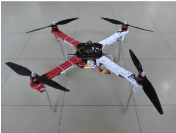 図 4 DJI  製 F550 ヘキサコプター Fig. 4  DJI F550 hexacopter.