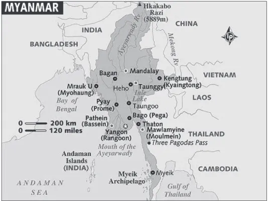Fig. 1. Map of Myanmar.  (Kettley, 2017)