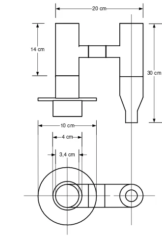 Gambar IV.5  Pipa Connector antara Adsorber dengan Kondensor 