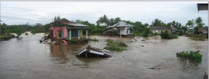Fig. 2: The high of flood in the settlements 