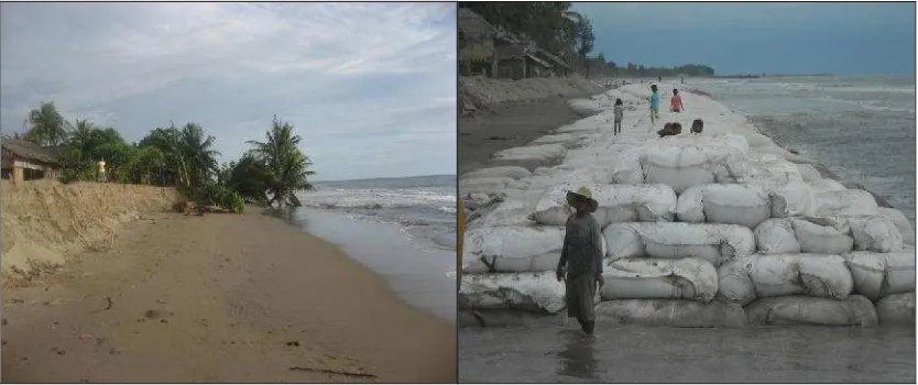 Fig. 3: The National road collapsed due to flooding 