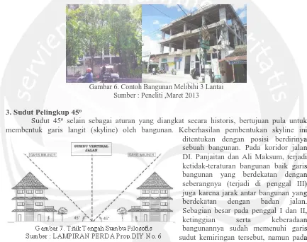 Gambar 6. Contoh Bangunan Melibihi 3 Lantai Sumber : Peneliti ,Maret 2013 