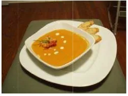 table Veloutte Soup 