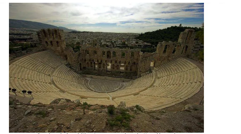 Gambar 4. Amphitheater gunung Lycabettus, Yunani. 