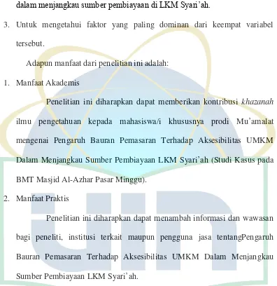 Tabel 1.1 Review Studi Terdahulu 