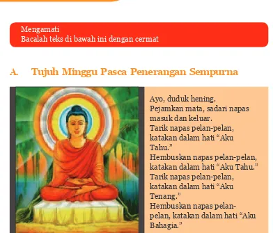 Gambar : 1.1 Ilustrasi Buddha Memancarkan aura