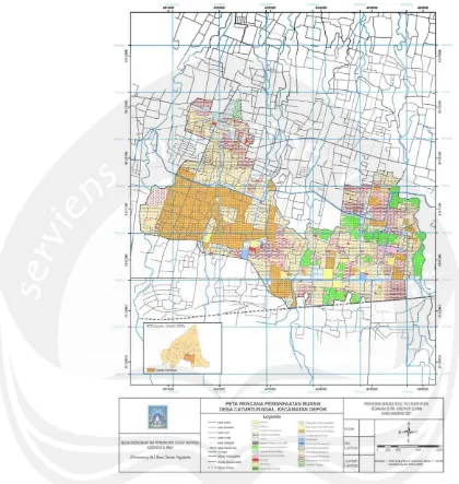 Gambar 3.11. Peta Rencana Pemanfaatan Ruang Desa Caturtunggal 