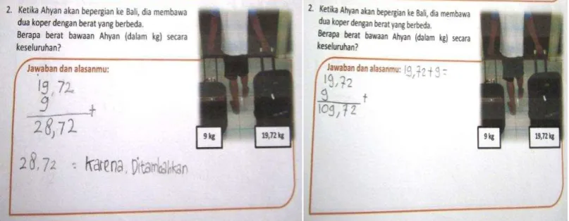 Figure 3. Students’ answer number c 
