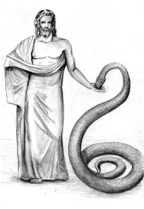 Gambar 1. dewa Asceplius 