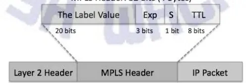 Gambar 1 Pemetaan Header Paket MPLS  