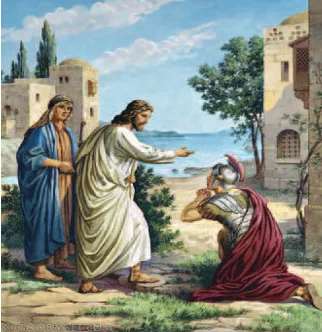 Gambar 1.3 Yesus menyembuhkan seorang anak perempuan Kanaan