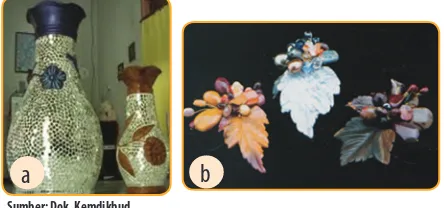 Gambar 1.35. Alat  pembuatan  kerajinan limbah pecahan keramik ; a.  tungku pembakaran, b