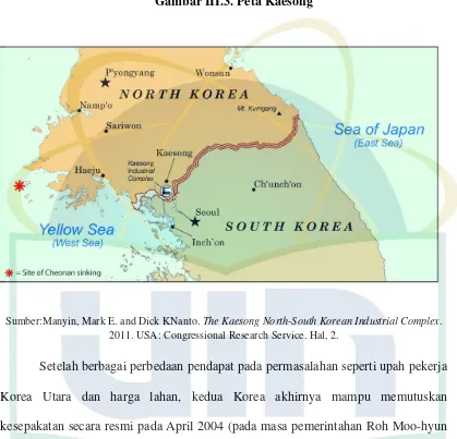 Gambar III.3. Peta Kaesong 