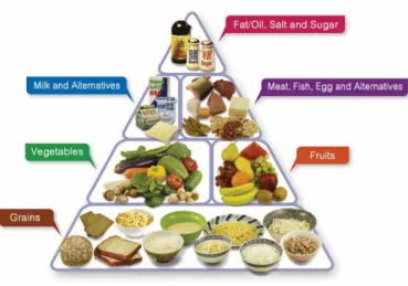 Gambar 3.1. Piramida Makan Sehat