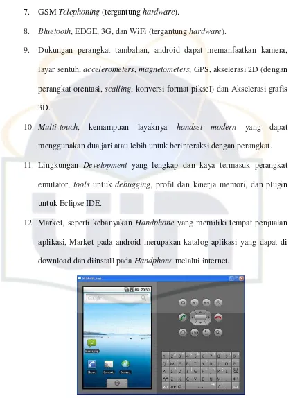 Gambar 2.2 Emulator Phone 