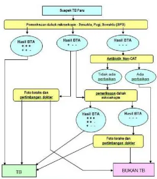 Gambar 2.2. Alur Diagnosa TB Paru 