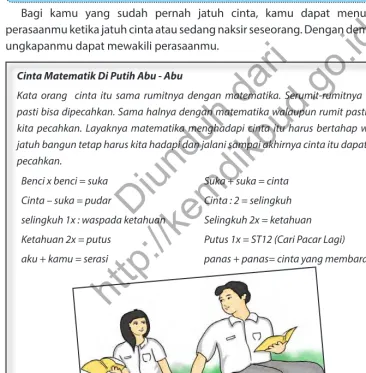 Gambar 9.3 Cinta Matematik Di Putih Abu - Abu